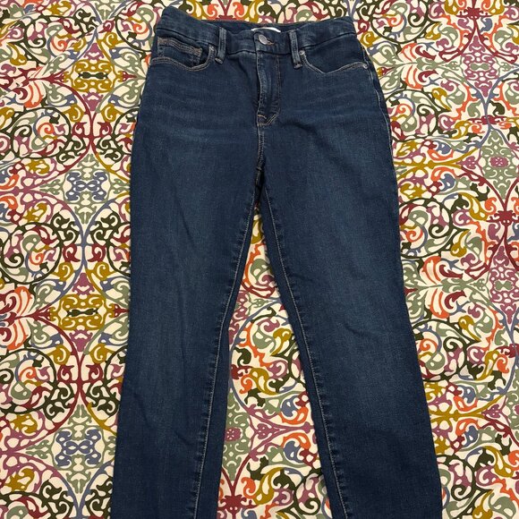 Good American GOOD LEGS SKINNY JEANS | BLUE609 - BLUE609 / Regular / size 2/26 - Picture 4 of 5